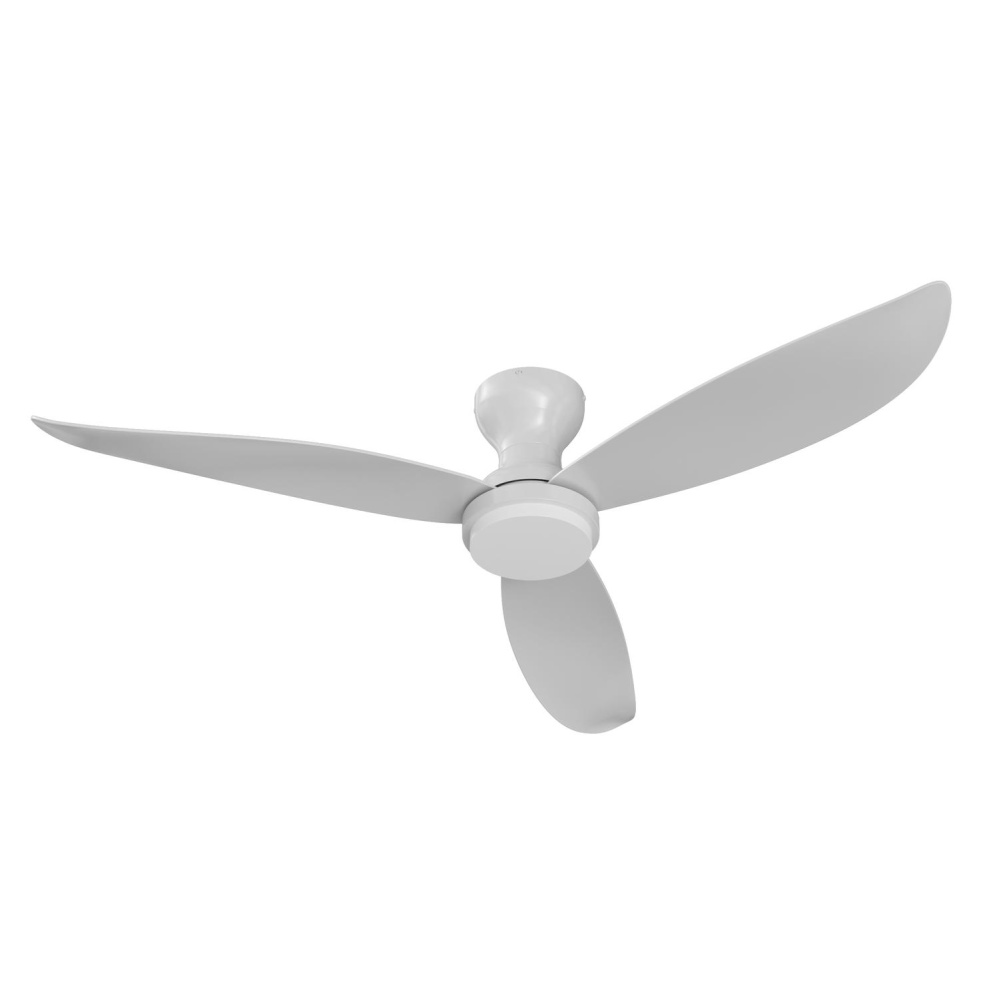 Banks 52'' Fan, DC, white finish, Wall Switch