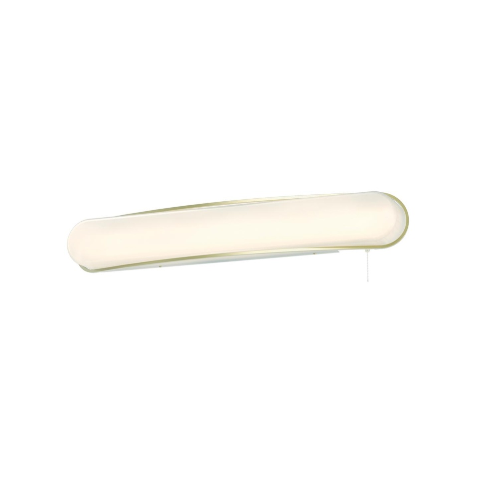 Curve 36'' LED Overbed, 120V, 3000K, Satin Brass