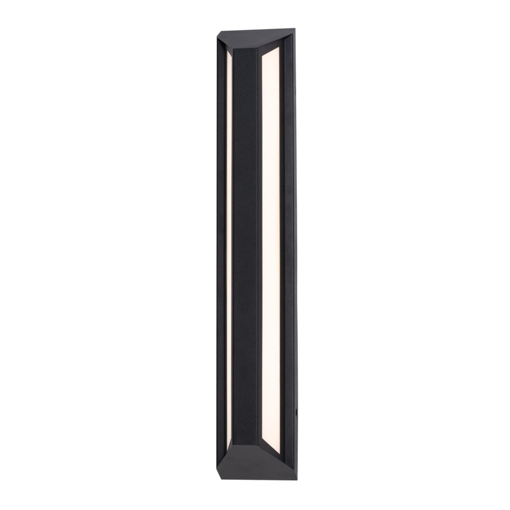 Fulton 24'' LED Outdoor Sconce,120-277V,5 CCT,BK
