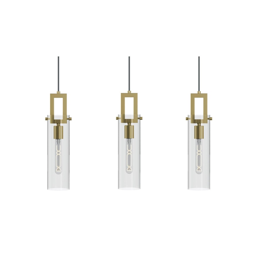 Houston 3 Light Linear Pendant,60W,LB
