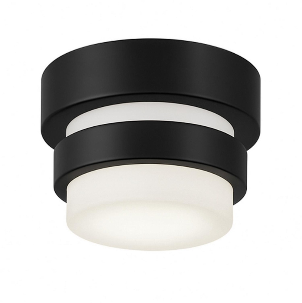 Miami 5'' LED Flush Mount,120-277V,10W,5 CCT,BK
