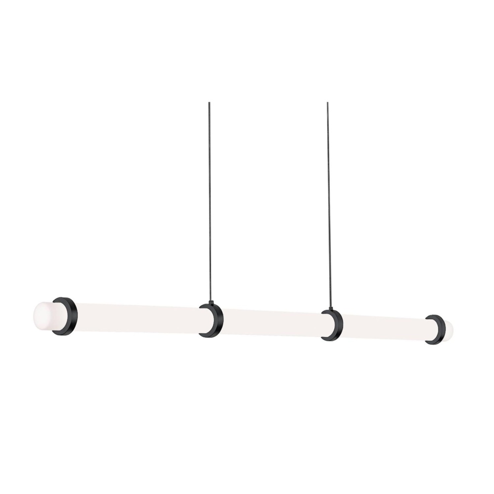 Miami 48'' LED Linear Pendant,120-277V,5 CCT,BK