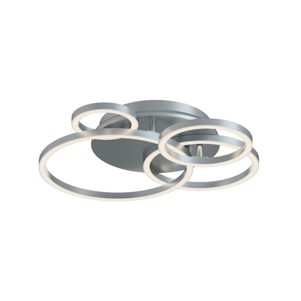 Orbit 18'' LED Semi Flush Mount, 120V, 38W, 5 CCT, SN