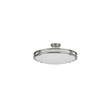 AFX Lighting, Inc. CAC12L5AJUDSN - Carlisle 12'' LED Semi-Flush, 120-277V, 13W, 5 CCT, SN