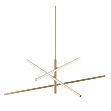 AFX Lighting, Inc. KNOP48LAJUDLB - Knoll 48'' LED Pendant,120-277V,5 CCT,LB