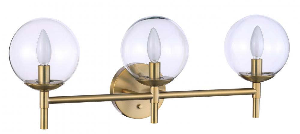 Auresa - 3 Light Bath Fixture in Metal