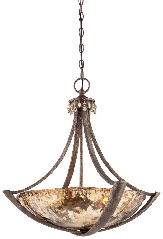 3 Light Bowl Pendant