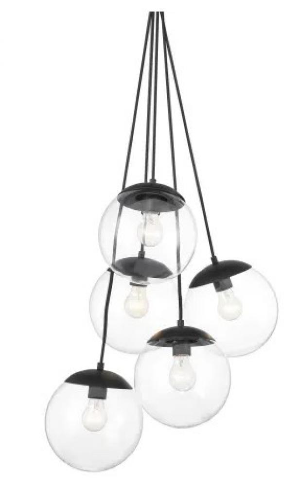 Auresa- 5 Light, Pendant Fixture In Metal