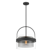 Minka-Lavery 1916-899 - Ravik 15.5" 1-Light  Convertible Pendant/Semi-Flush Mount