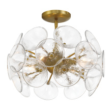 Minka-Lavery 3654-695 - Winter 4 Light Semi Flush Mount