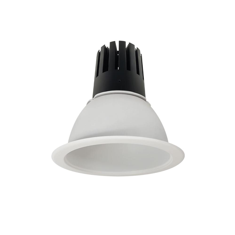 6" Sapphire III Round Open Reflector, 3500lm, 3000K, Spot Optic, Matte Powder White