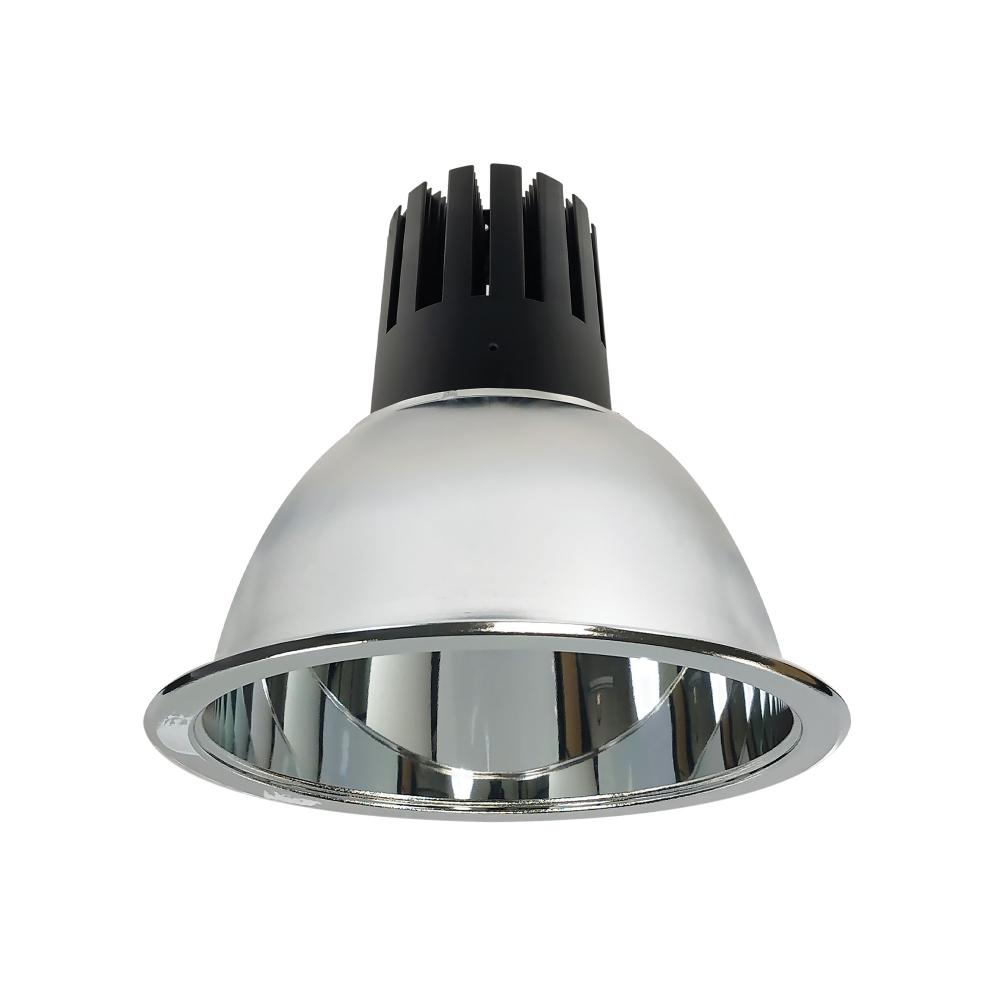 8" Sapphire III Round Open Reflector, 3500lm, 3500K, Flood Optic, Clear Reflector/Clear Flange