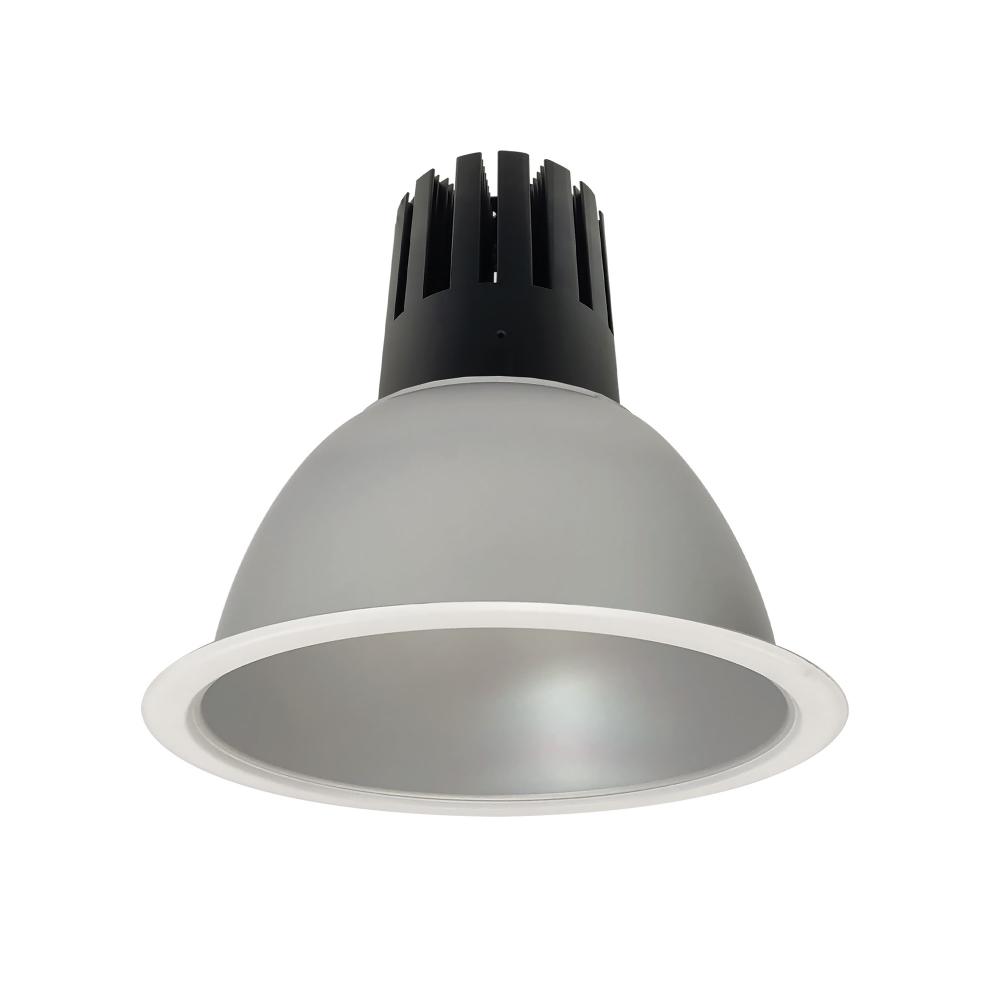 8" Sapphire III Round Open Reflector, 3500lm, 3500K, Flood Optic, Haze Reflector/Matte Powder