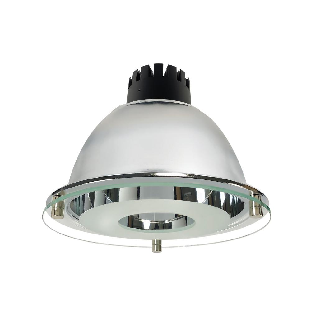 8" Sapphire III Round Deco Glass Reflector, 1500lm, 3500K, Spot Optic, Clear Reflector/Clear