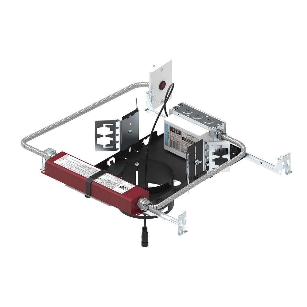 4" Sapphire III Non-IC New Construction Housing w/ Remote Test Switch EM Driver, 13W / 900lm,