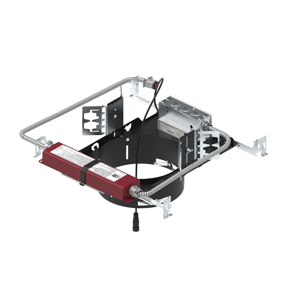 8" Sapphire III Non-IC New Construction Housing w/ Integral Test Switch EM Driver, 60W / 5500lm,