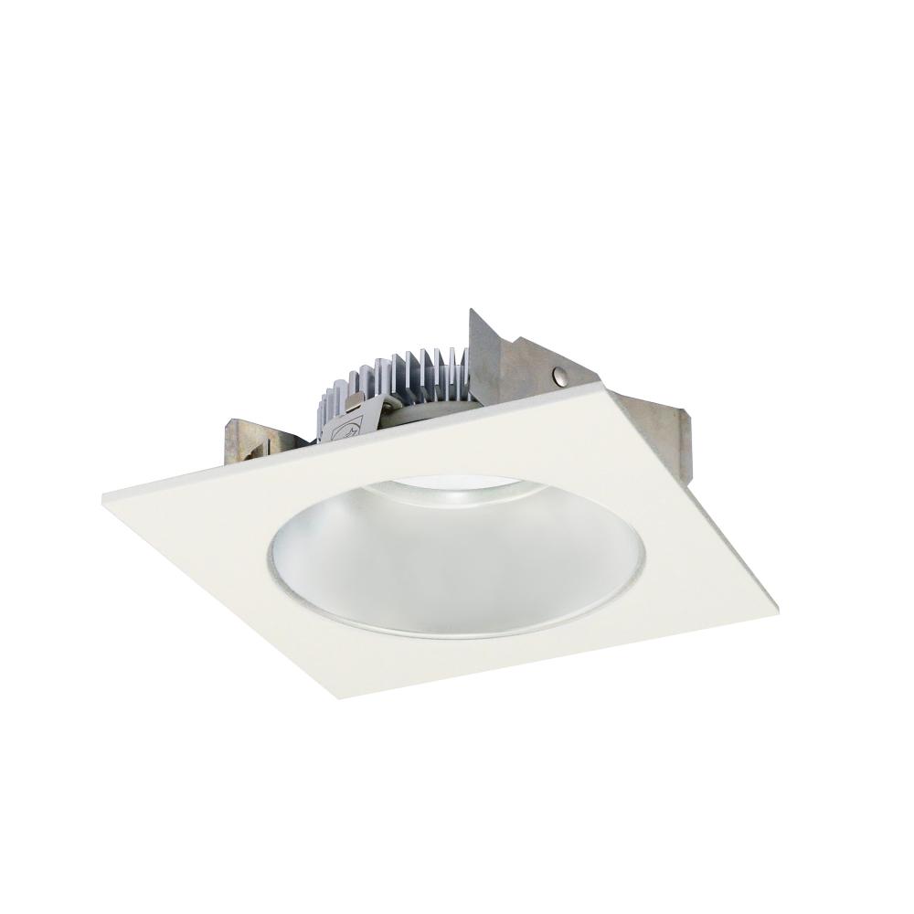 4" Cobalt Shallow High Lumen LED Trim, Square/Round Reflector, 850lm, 3000K, Haze/White