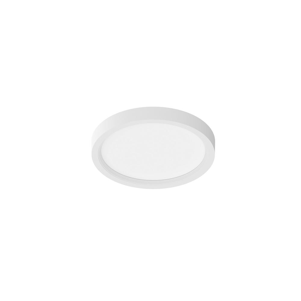 4" SURF Round LED Surface Mount with Dedicated CCT, 850lm / 11W, 3500K, Matte Powder White