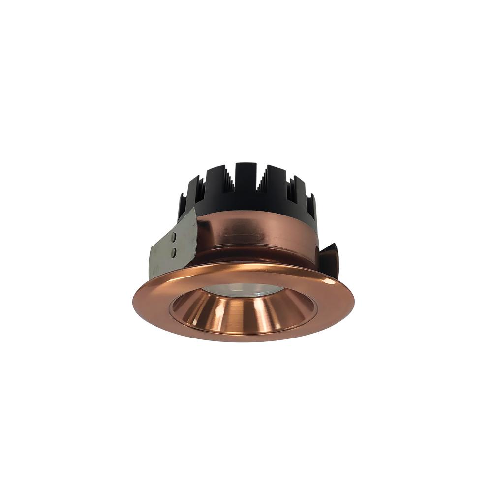 4" Marquise III Round Open Reflector, 900lm, 2700K, Flood Optic, Copper Reflector/Copper Flange