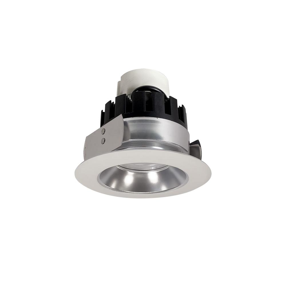 4" Marquise III Retrofit, Diffused Clear Reflector/White Flange, 120-277V; 0-10V Dimming, 1300lm