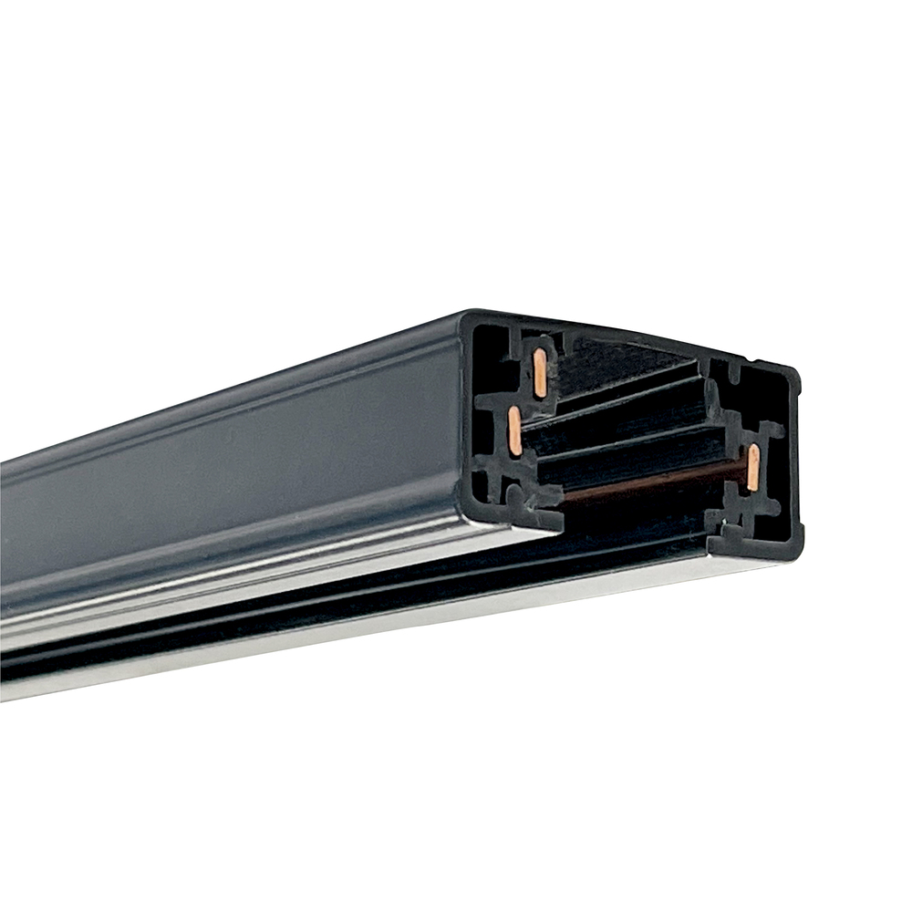 6' One-Circuit Track, Black Finish