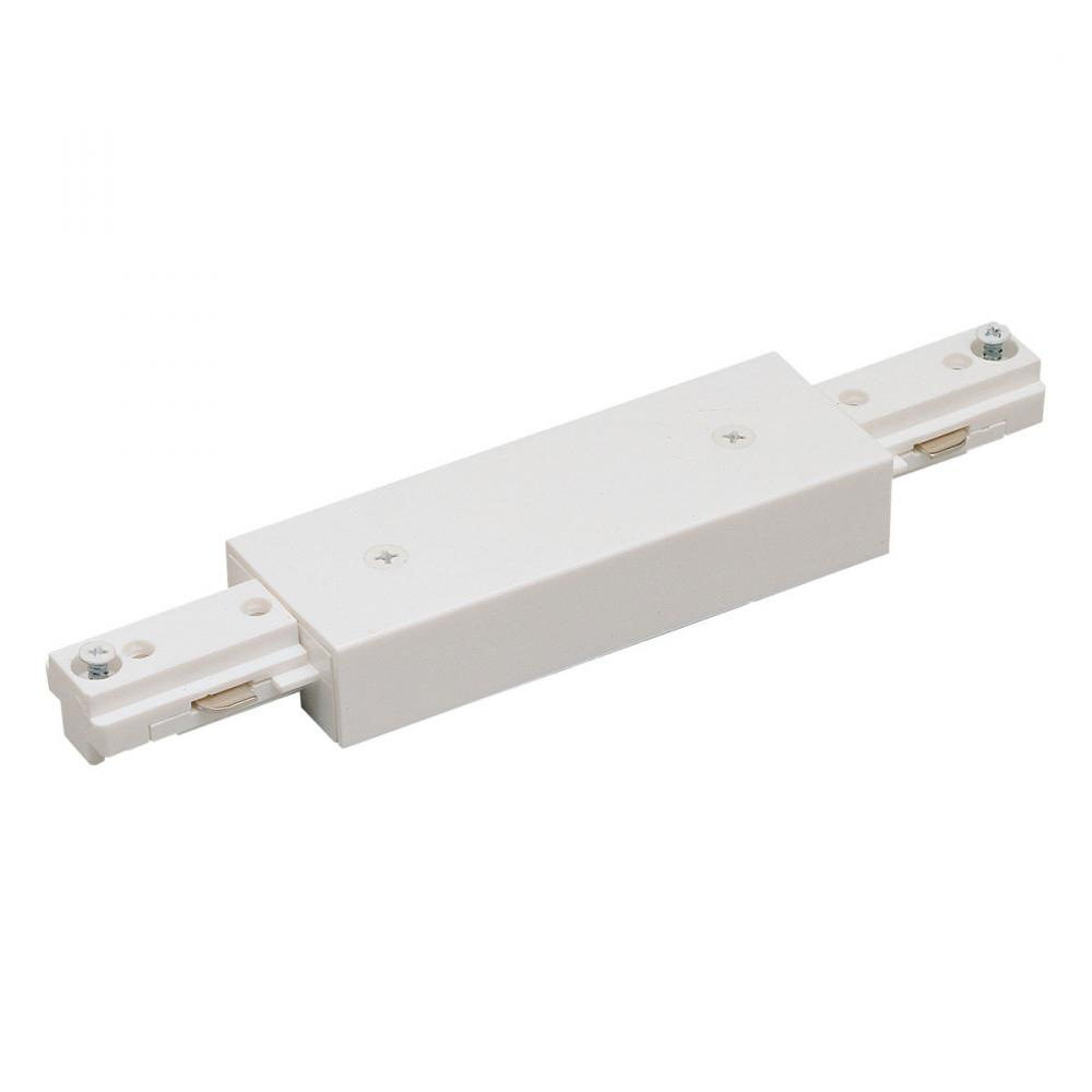 I-Connector for One-Circuit Track, White Finish
