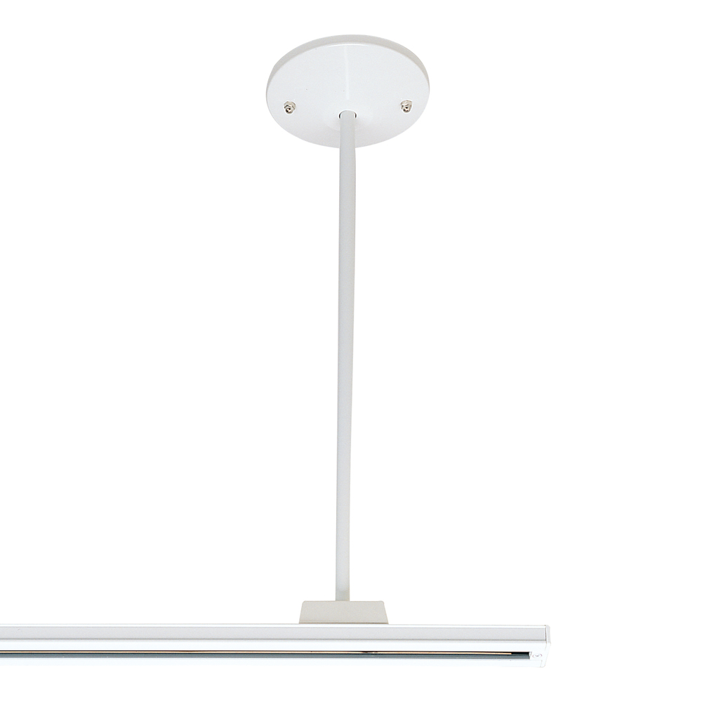 36" Pendant Assembly Kit for Track Systems, White Finish