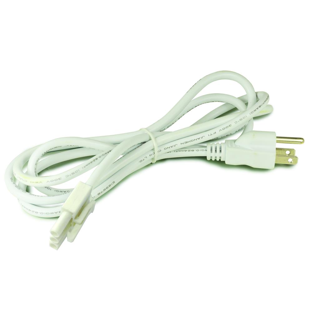 72" Cord & Plug Power Cord for NUD-88 & NUDTW-88, White Finish