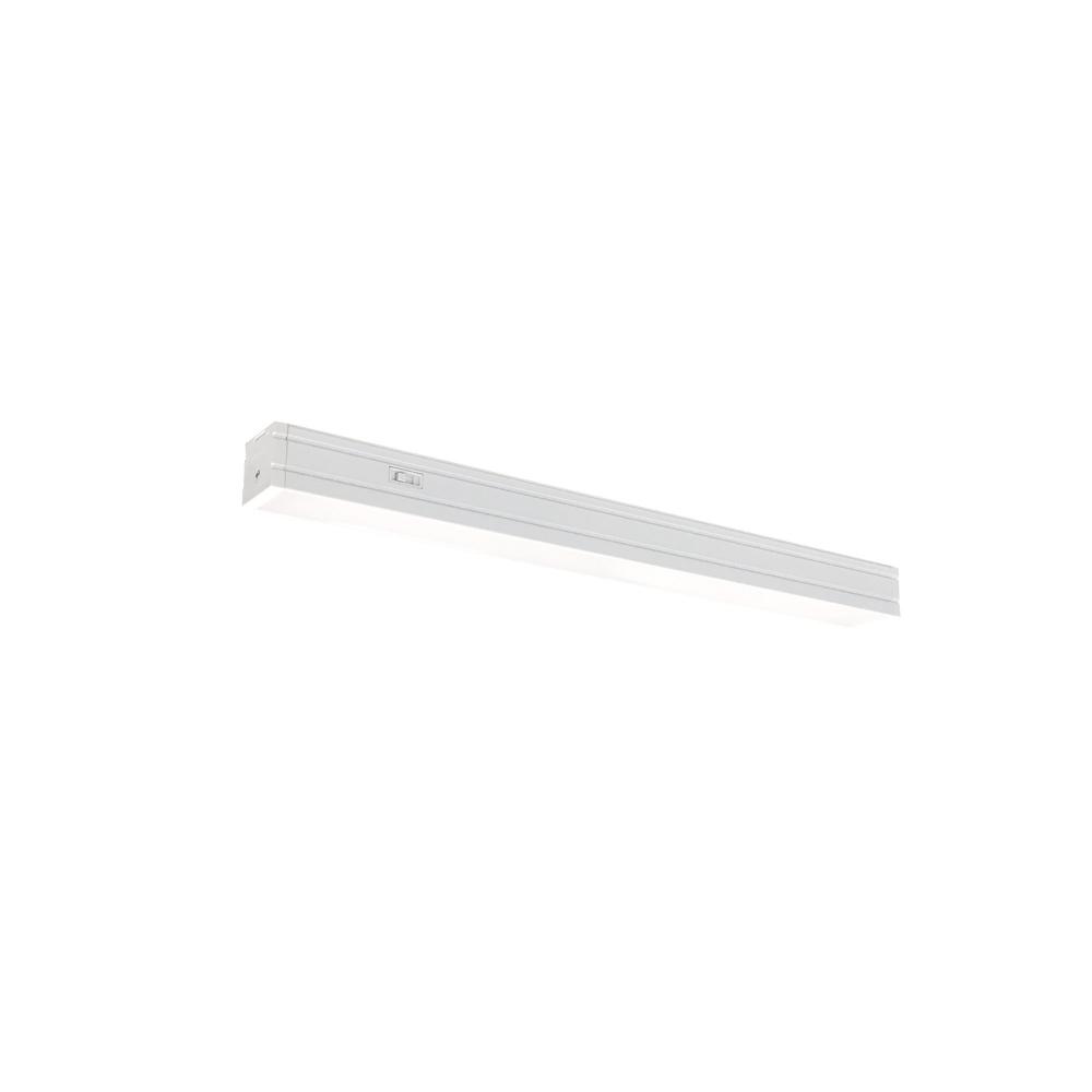 24" Bravo FROST LED Linear with Selectable CCT (30K/35K/40K), White Finish