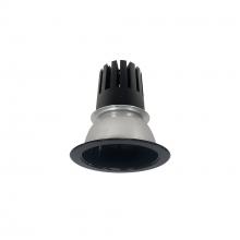 Nora NC3-41L330NBB - 4" Sapphire III Round Open Reflector, 2500lm, 3000K, Narrow Flood Optic, Black Reflector/Black