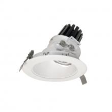 Nora NC3-69L330NMPW - 6" Sapphire III Round Adjustable Reflector, 2500lm, 3000K, Narrow Flood Optic, Matte Powder