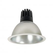 Nora NC3-81L535NDMPW - 8" Sapphire III Round Open Reflector, 4500lm, 3500K, Narrow Flood Optic, Diffused Clear