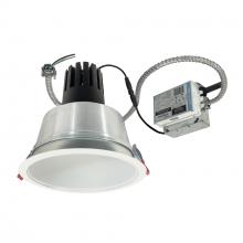 Nora NCR3-81L427FC01MPW - 8" Sapphire III Retrofit, Matte Powder White Reflector/Matte Powder White Flange, 120V; 0-10V