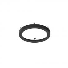 Nora NELO-6RB - 6" Decorative Metal Ring for NELO-6RTWMPW, Black Finish