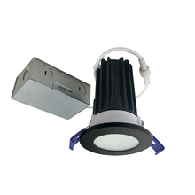 Nora NM2-2RDCS8540BB - 2" M2 Round LED Lensed Downlight, 850lm / 10W, 4000K, 120V, Matte Black