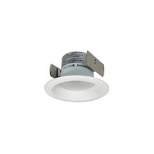 Nora NOX-43235WW/9 - 4" Onyx Retrofit LED, Round Baffle, 900lm, 14.5W, 3500K, 90+CRI, 120V, White