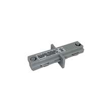 Nora NT-2310S - Straight Connector for Two-Circuit Track, Silver Finish