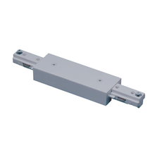 Nora NT-2312S - I-Connector for Two-Circuit Track, Silver Finish