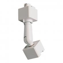 Nora NT-334W - Sloped Track Head Adapter for J-Style Track Head to H-Style Track Systems, White Finish