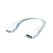 Nora NUA-606W - 6" Jumper Cable for NUD-68, White Finish