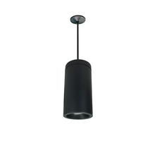 Nora NYLD2-6P075240BBB4 - 6" Cobalt Pendant Mount Cylinder, Black, 750lm, 4000K, Black Baffle, 120V Triac/ELV/0-10V & 277V