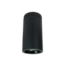 Nora NYLD2-6S10140BBB - 6" Cobalt Surface Mount Cylinder, Black, 1000L, 4000K, Black Reflector, 120V Triac/ELV Dimming
