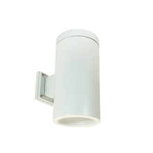 Nora NYLS3-6W1L440NC12WWW - 6" Sapphire III Wall Mount White Cylinder, Matte Powder White Reflector/Matte Powder White