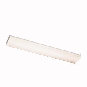 48" 2 Light Fluorescent Linear Ceiling Light White