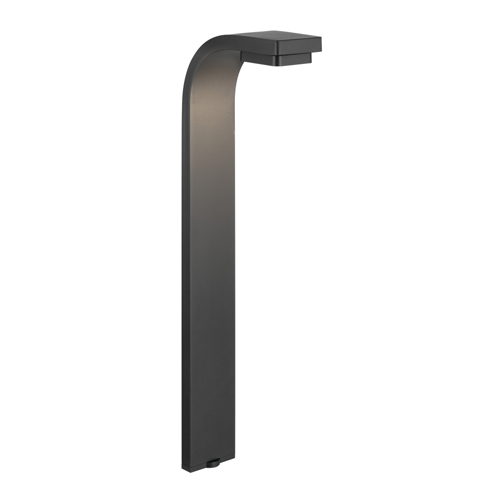 12 Volt 2700K LED 22.5" Curved Path Light in Textured Black