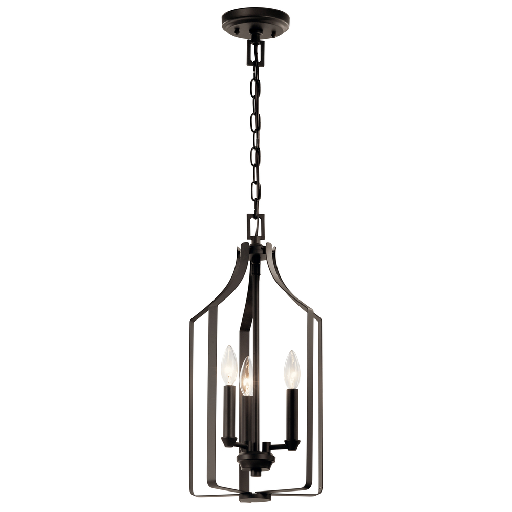 Morrigan 21" 3 Light Foyer Pendant Olde Bronze
