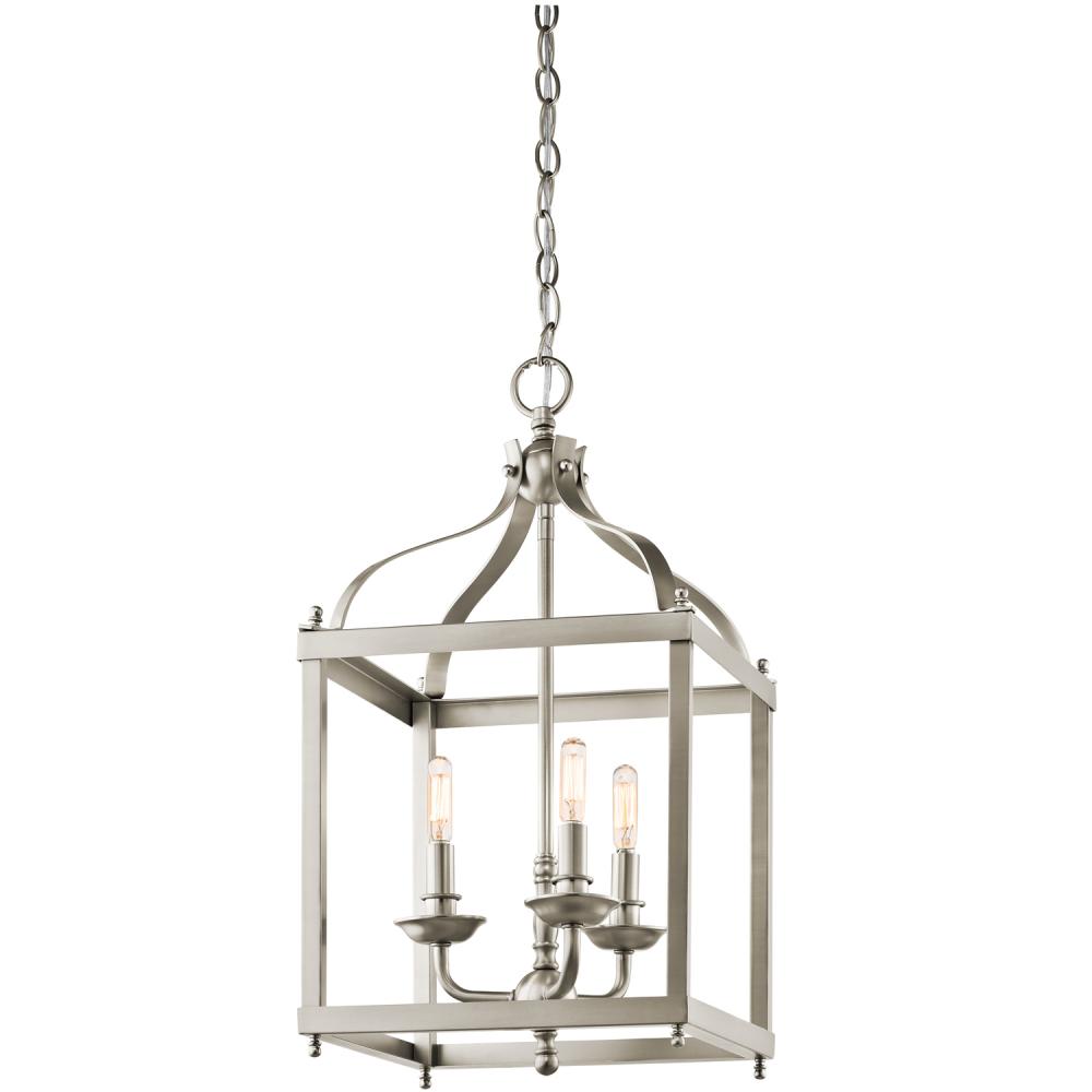 Larkin 22.25" 3 Light Pendant in Brushed Nickel