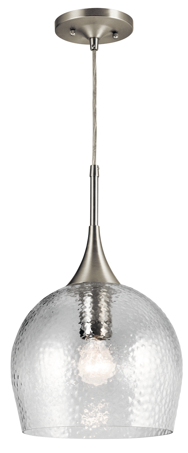 Sloane 1 Light Pendant Brushed Nickel