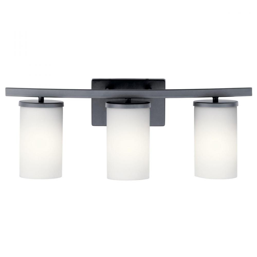 Crosby 3 Light Vanity Light Black