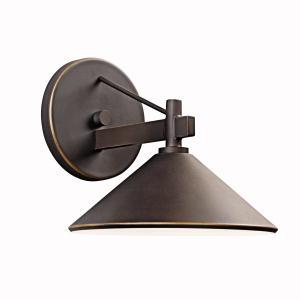Ripley 7.5" 1 Light Outdoor Wall Light in Olde Bronze